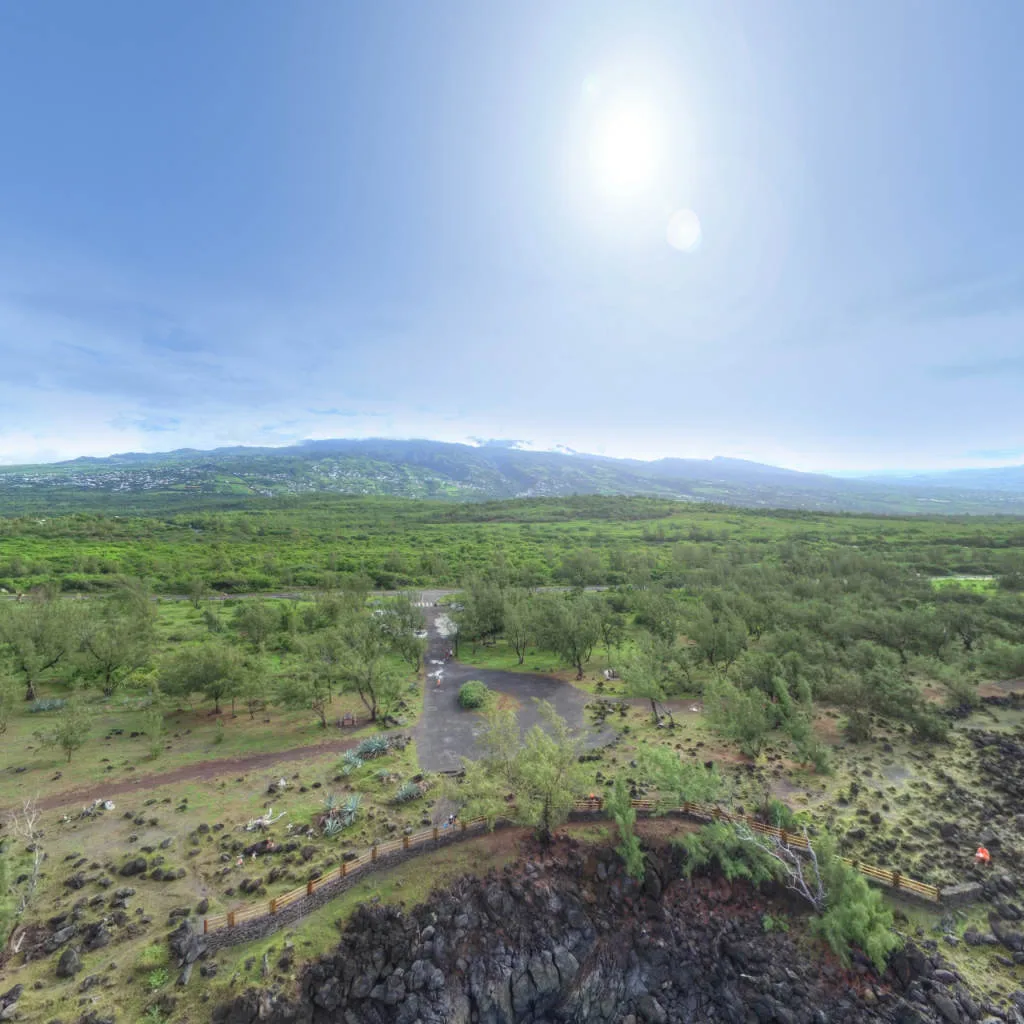 Vue du panorama : Le Gouffre de l'Étang-Salé