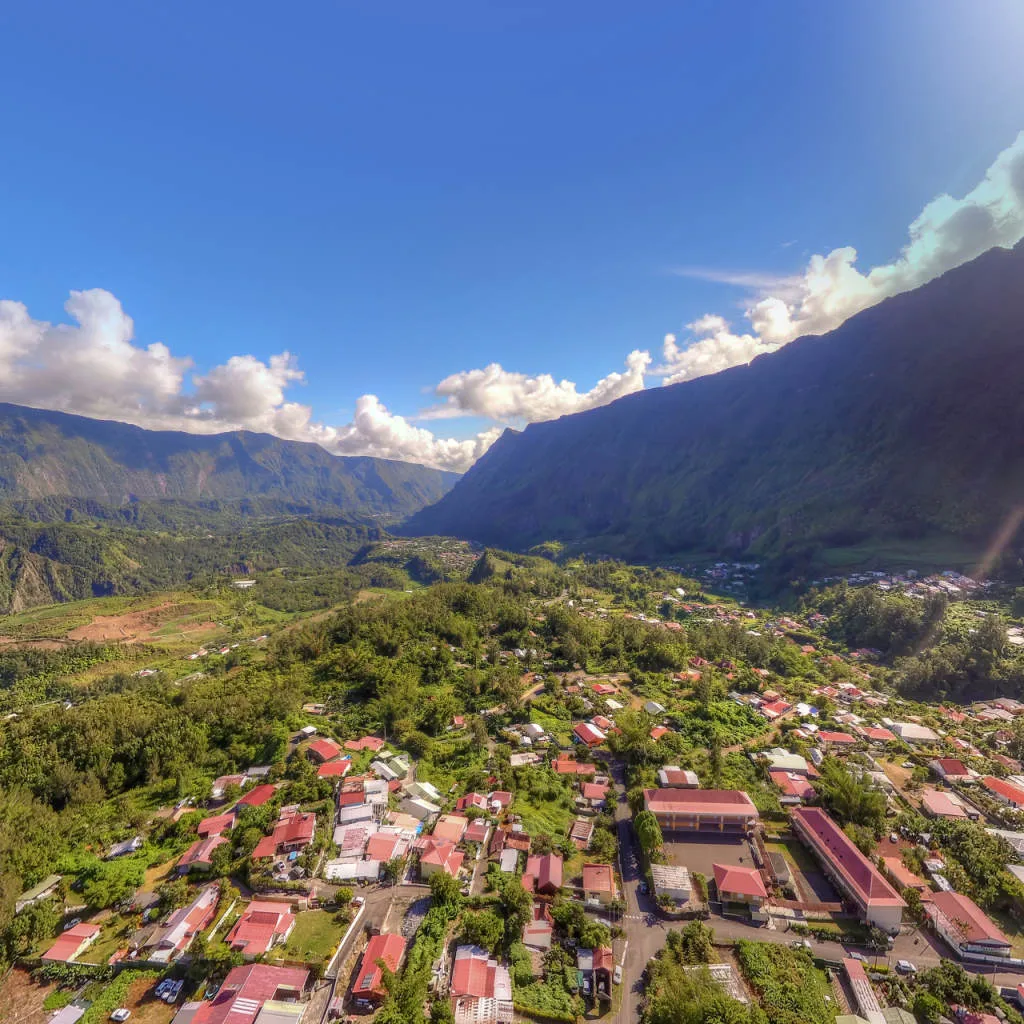 Vue du panorama : Hell-Bourg
