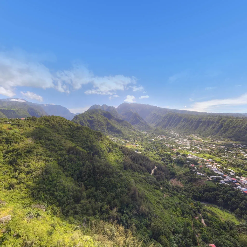 Vue du panorama : L'Entre-Deux