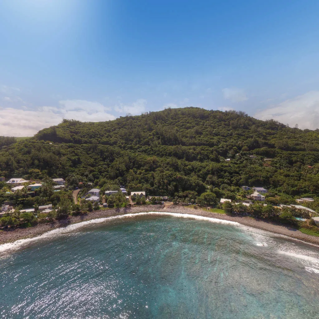 Vue du panorama : Manapany-les-Bains