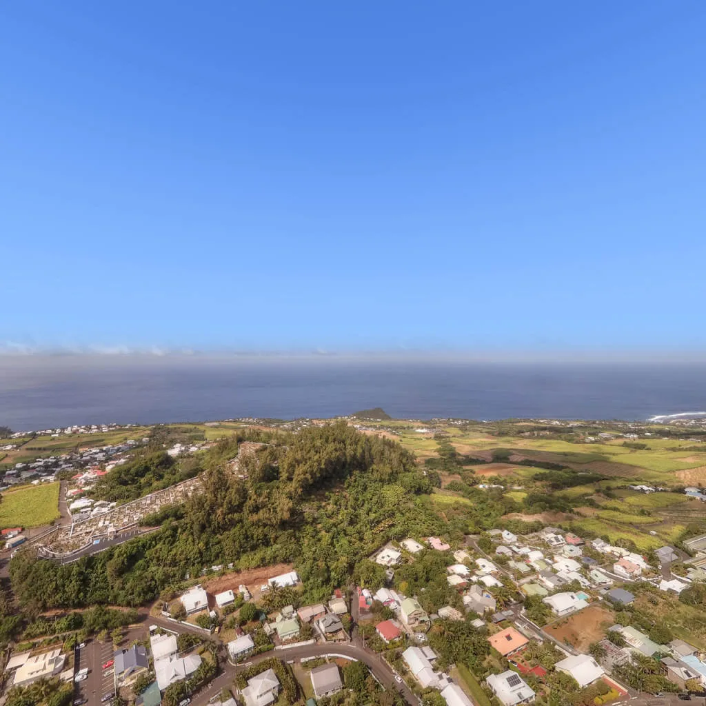 Vue du panorama : Le bourg de Petite-Île