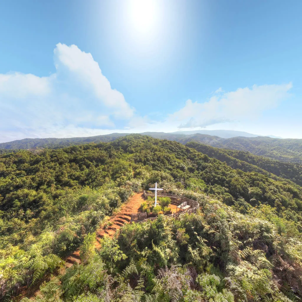 Vue du panorama : Le Piton la Croix