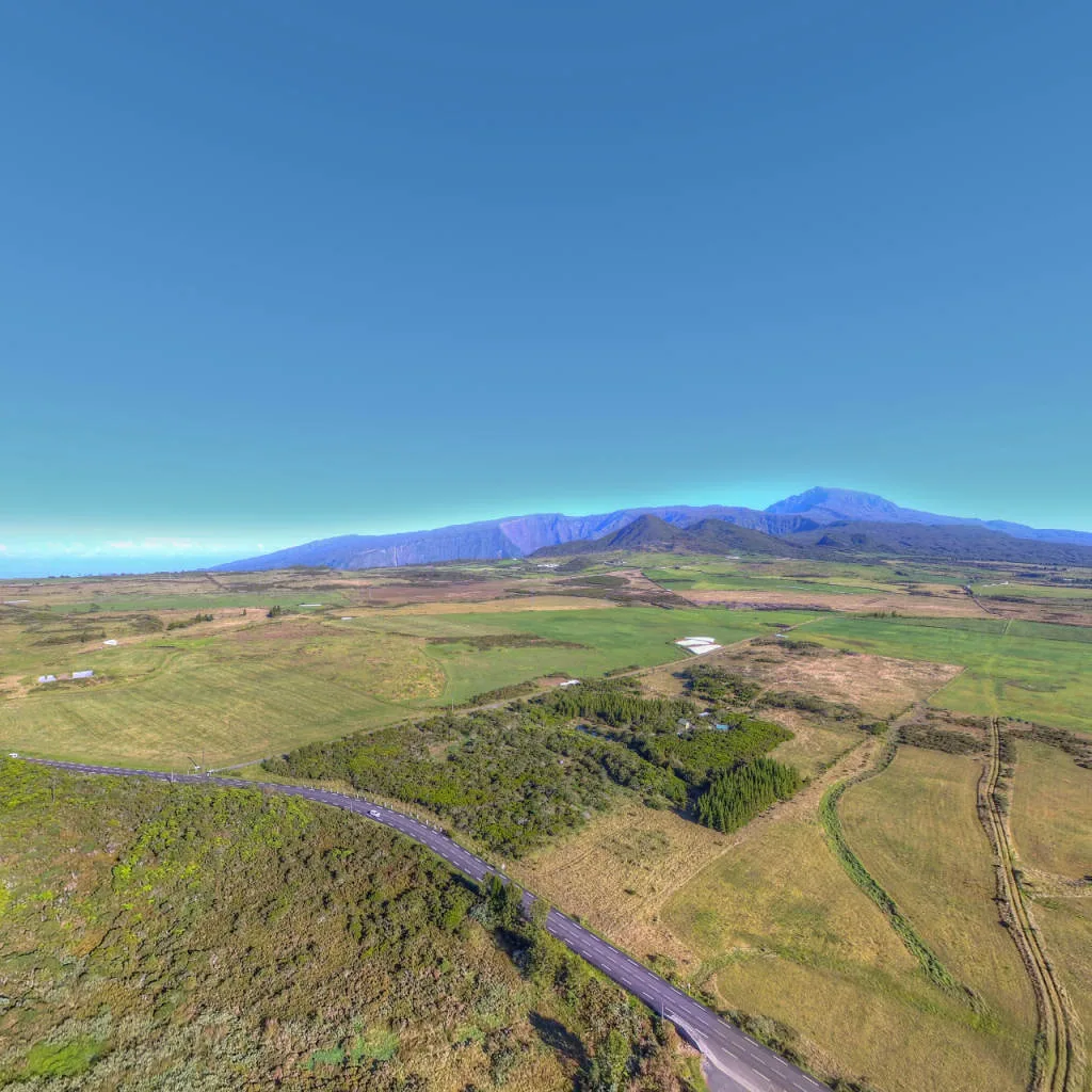 Vue du panorama : La Plaine des Cafres