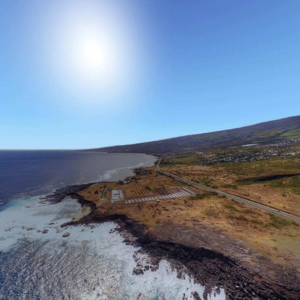 Vue du panorama : La Pointe au Sel