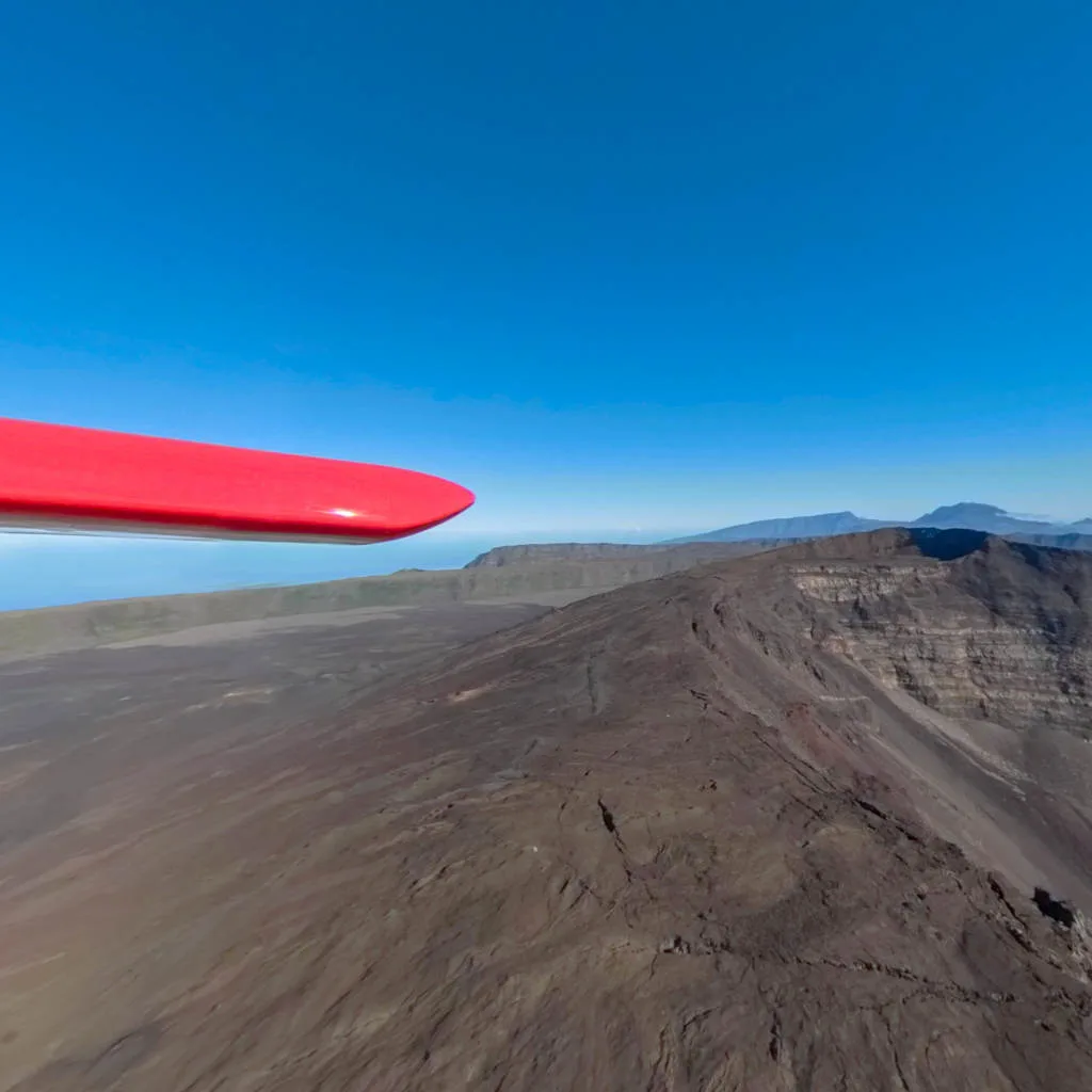 Vue du panorama : Piton de la Fournaise