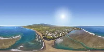 Aperçu du panorama : La pointe de L'Étang-Salé