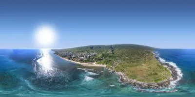 Aperçu du panorama : La plage de la Souris Blanche