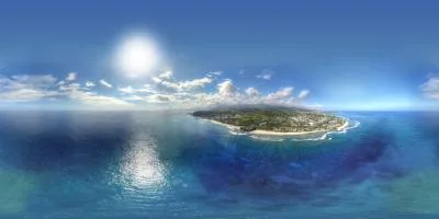 Aperçu du panorama : Boucan Canot et la plage des Aigrettes