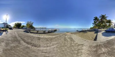 Aperçu du panorama : Le ponton du bassin Pirogue